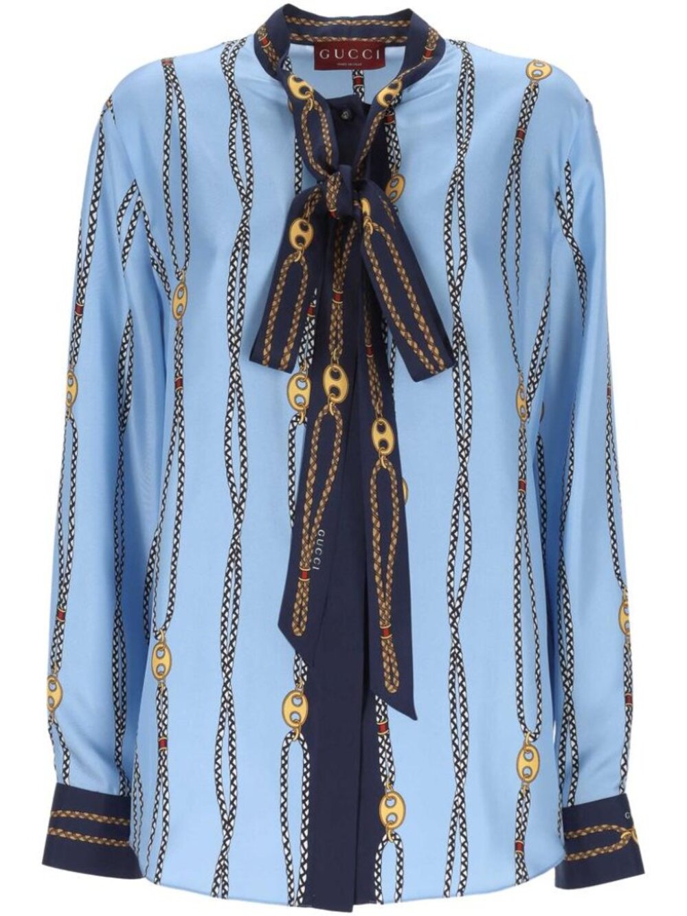 Gucci Silk Twill Shirt Tag Size 42 Women
